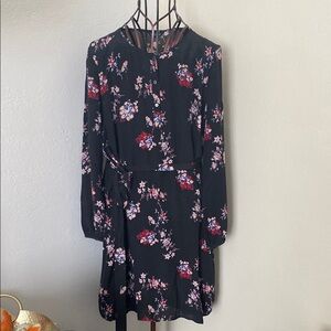 Lucky Brand Floral Black Dress